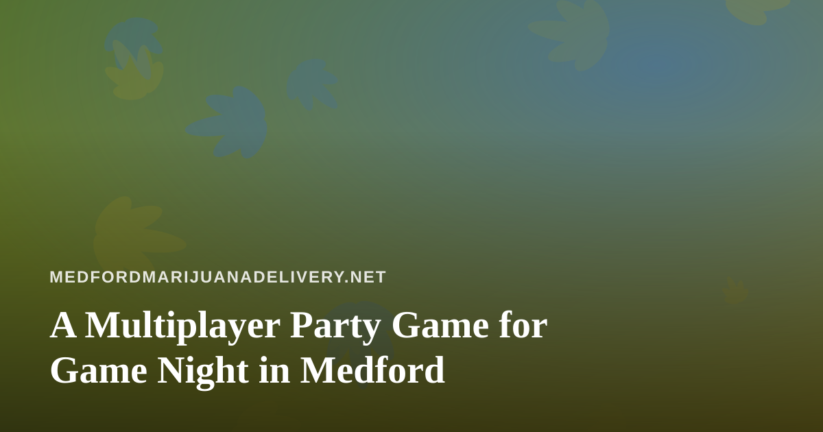 A Multiplayer Party Game for Game Night in Medford